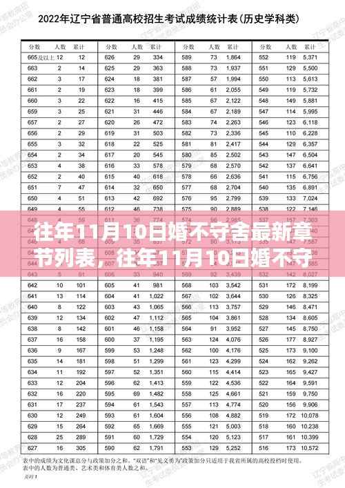 往年11月10日婚不守舍,最新章节列表与情感纠葛热议追踪不停歇