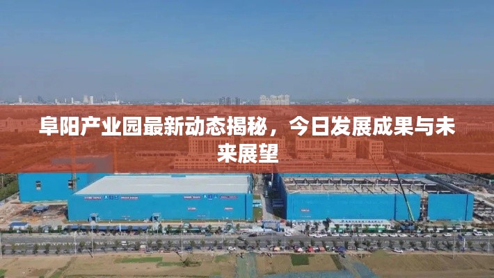 阜阳产业园最新动态揭秘,今日发展成果与未来展望