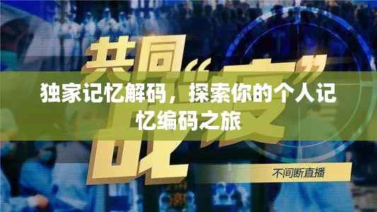 独家记忆解码，探索你的个人记忆编码之旅